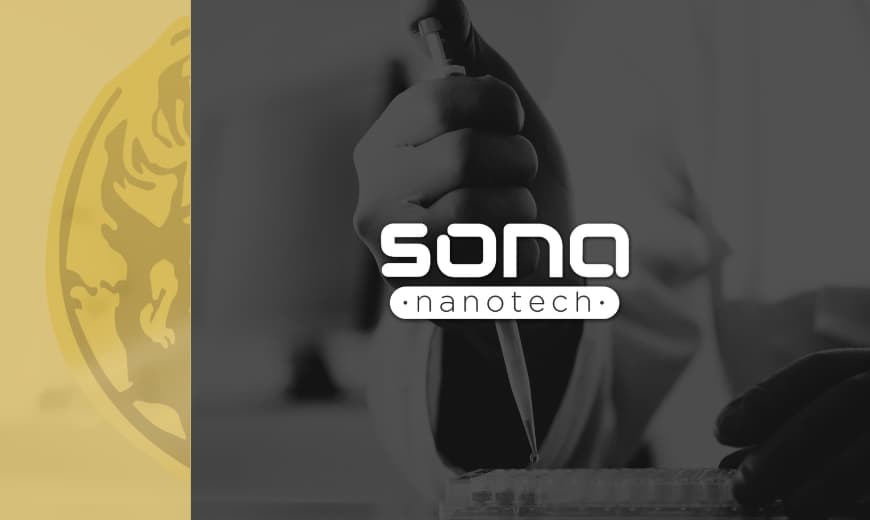 Sona Nanotech Announces Filing of Provisional Patent Application