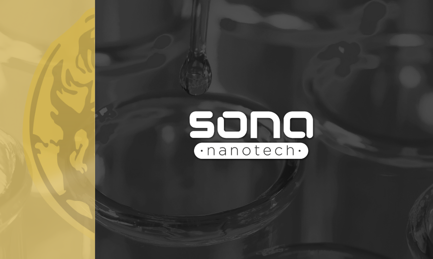 Sona Nanotech Secures Grant Funding to Support Intellectual Property Strategy and Development